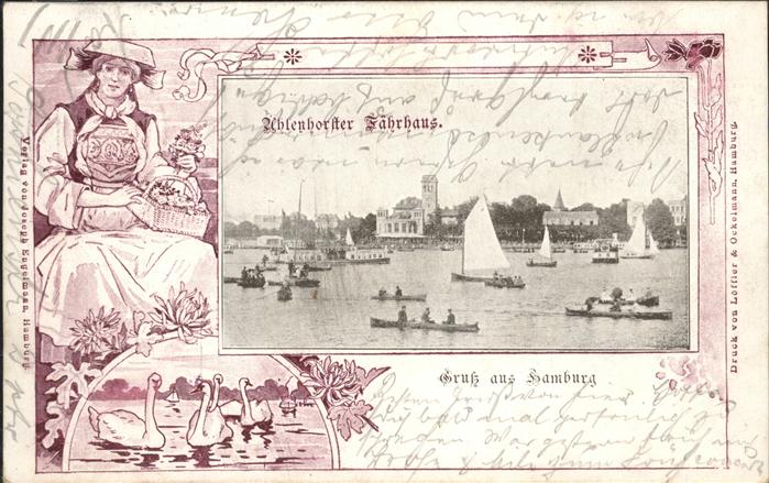 Hamburg Uhlendorfer Fährhaus Boot