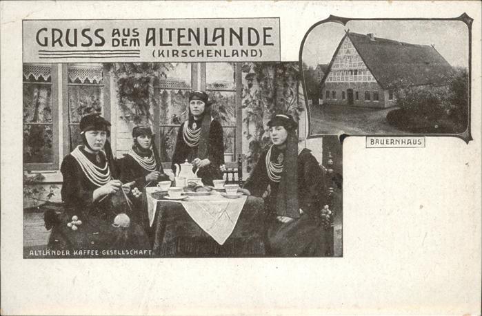 HAMBURG  CITY Altenlande Altlaender Kaffee Gesellschaft Bauernhaus