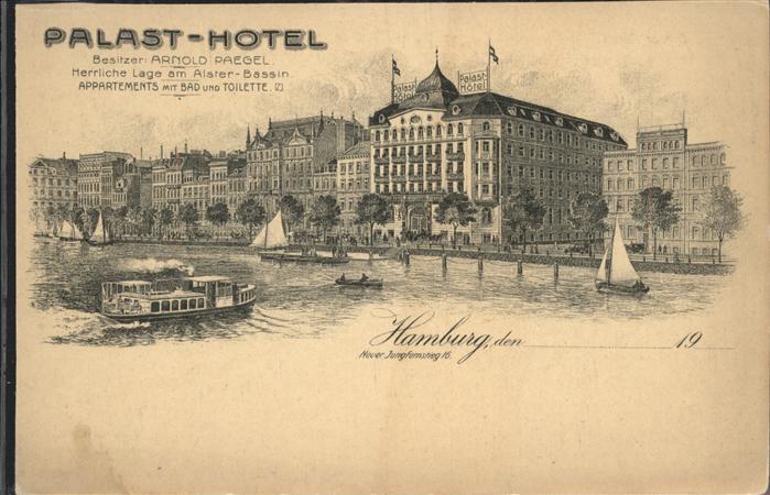HAMBURG  CITY Palast Hotel Schiff