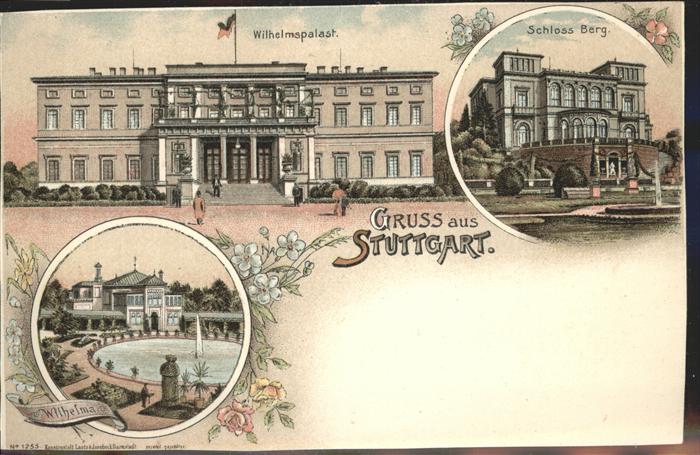 Stuttgart Schloss Berg Wilhelmspalast
