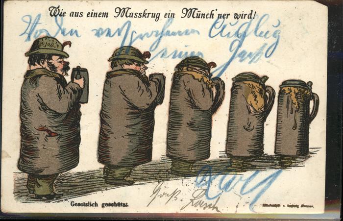 Muenchen Wie aus eimen Masskrug ein Münchner wir