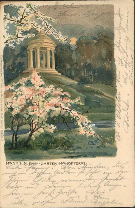 Muenchen Monopteros Evangelischer Garten