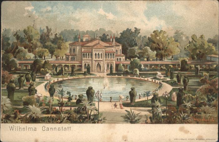 Bad Cannstatt Wilhelma Springbrunnen