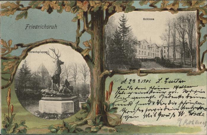 Friedrichsruh Aumuehle Schloss Hirschgruppe