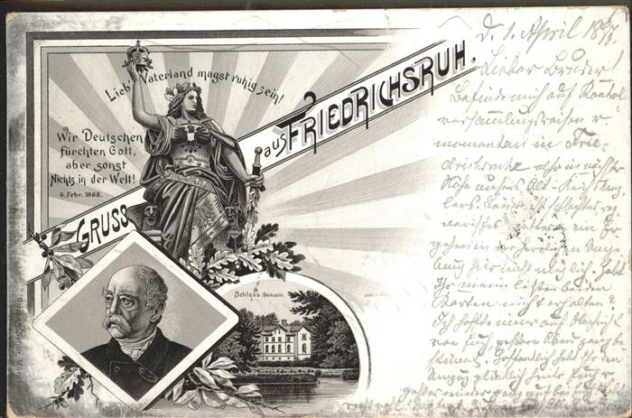 Friedrichsruh Aumuehle Schloss