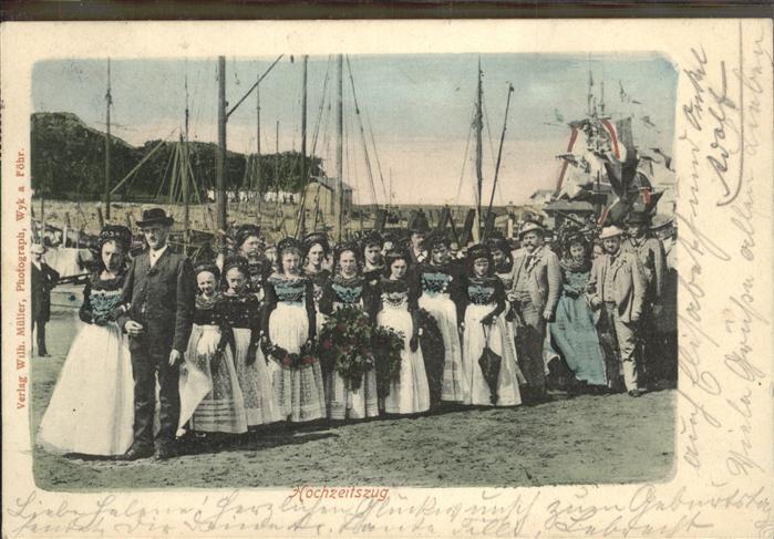 Wyk Foehr Hochzeitszug