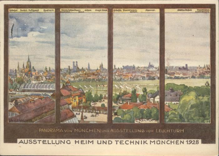 Muenchen Bayern Ausstellung Heim und Technik