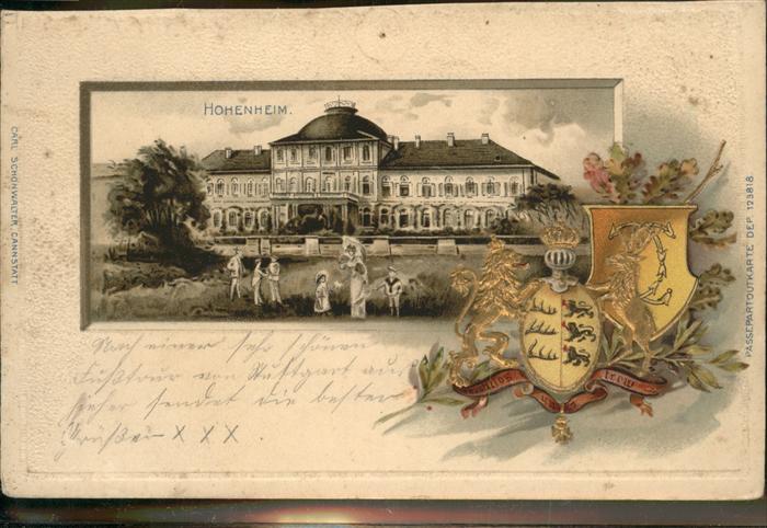 Hohenheim Prägedruck