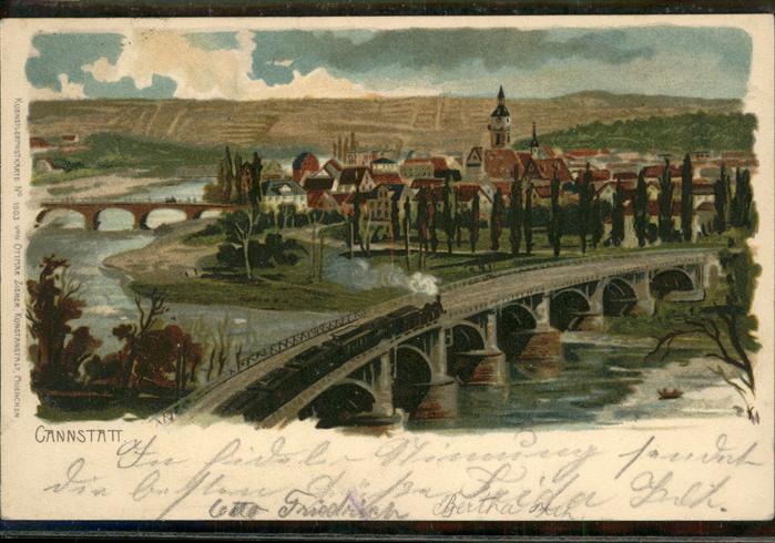 Cannstatt Brücke Zug