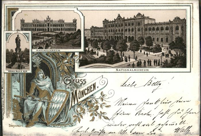 Muenchen Nationalmuseum Maximilianeum König Max