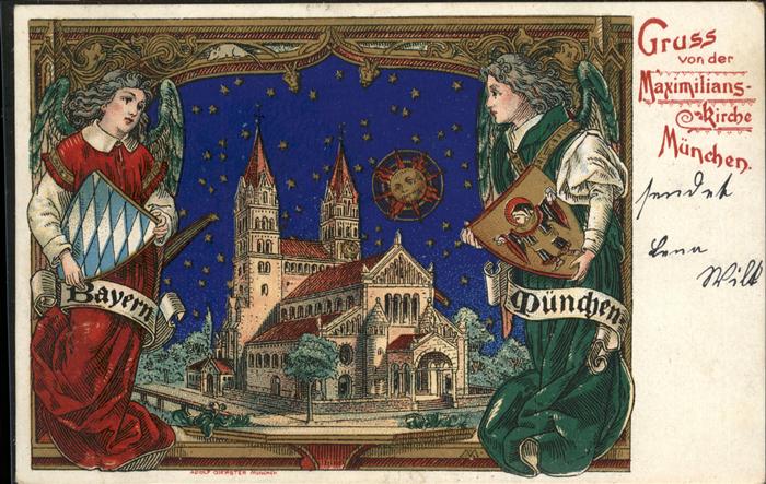 Muenchen Maximilians Kirche