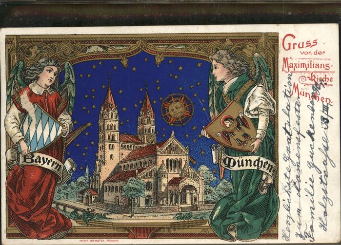 Muenchen Maximilians Kirche