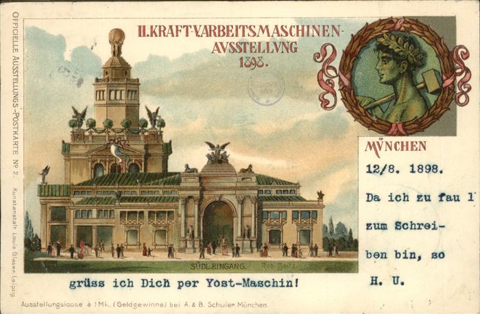 Muenchen Arbeitsmaschinen Ausstellung