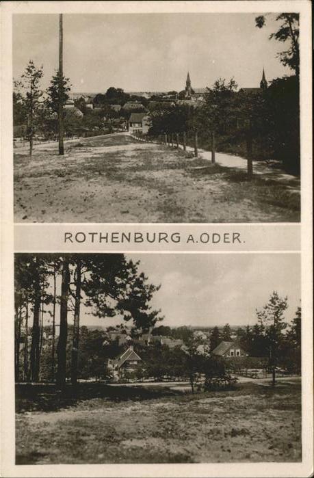 Rothenburg Oder Czerwiensk Bahnpost
