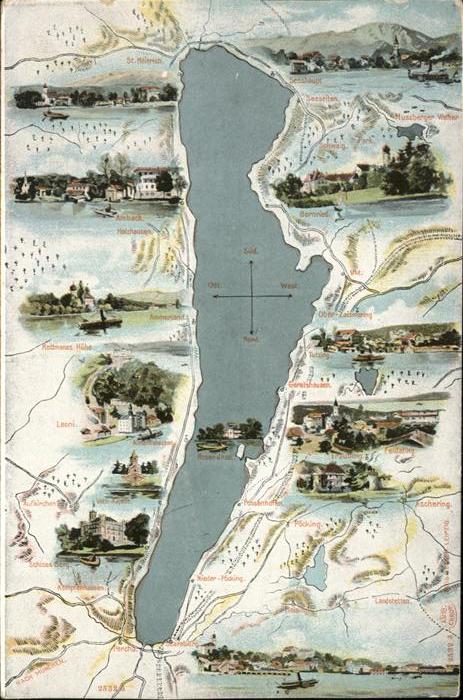 Kempfenhausen Starnberg Fliegeraufnahme
