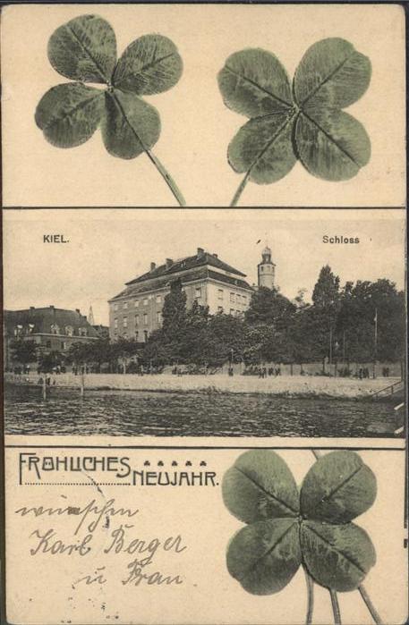 Kiel Kleeblatt Neujahr Schloss