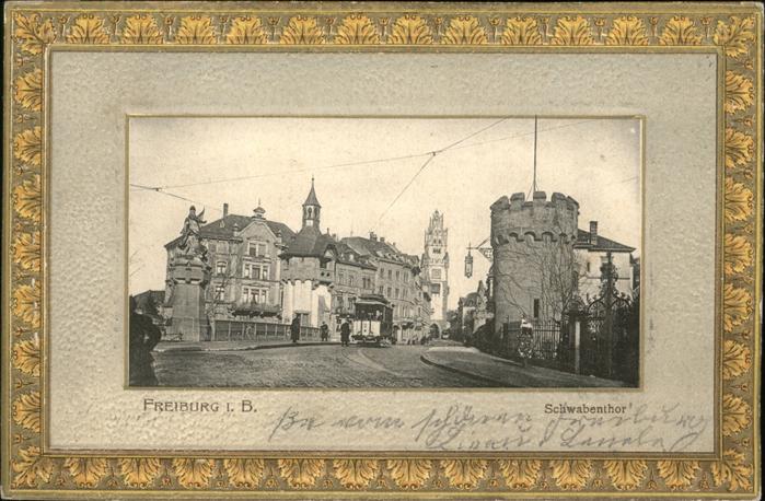Freiburg Breisgau Schwabentor Strassenbahn