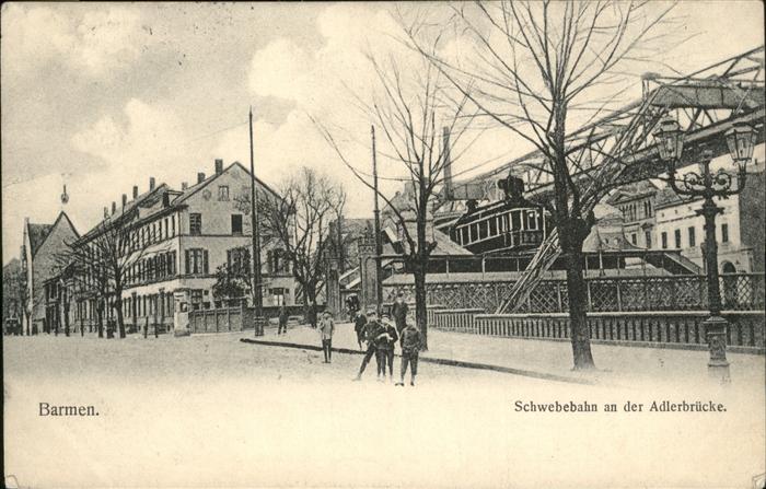 Barmen Wuppertal Schwebebahn Adlerbrücke