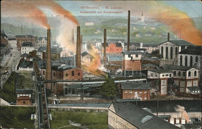 Witkowitz Tschechien Koksanstalt Kohlenwäsche