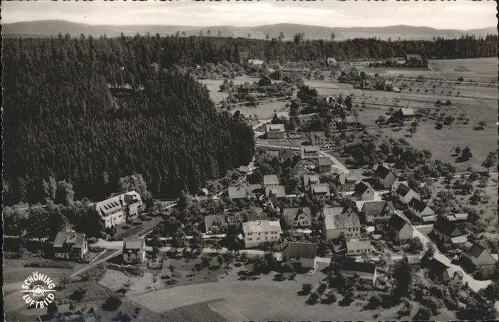 Hallwangen Dornstetten Freudenstadt BW Fliegeraufnahme