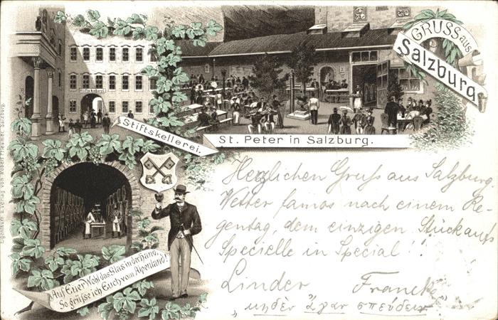 SALZBURG AT St Peter Stiftskellerei