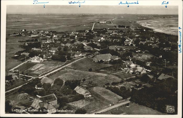 Keitum Sylt Fliegeraufnahme