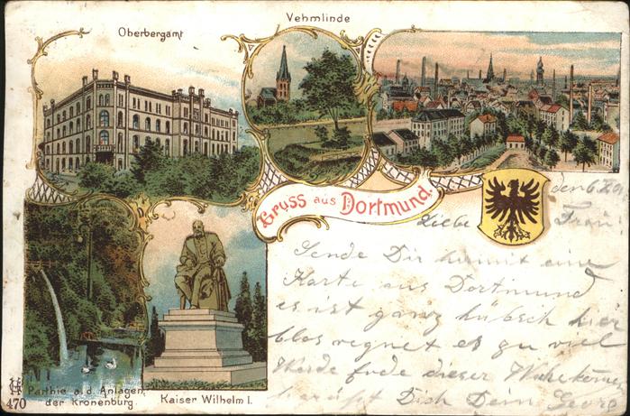 Dortmund Vehmlinde Oberbergamt Kaiser Wilhelm