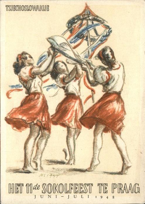 Prag Prahy Prague Sokolfeest