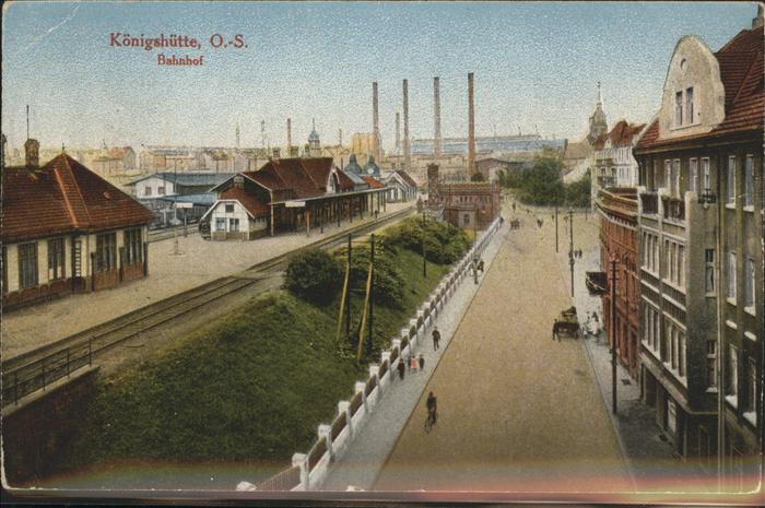 Koenigshuette Oberschlesien Chorzow Bahnhof