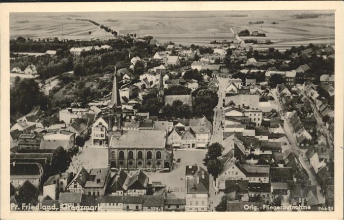 Friedland Ostpreussen Kr. Schlochau Fliegeraufnahme