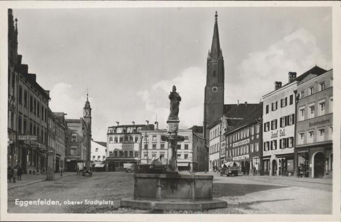 Eggenfelden Stadtplatz Brunnen