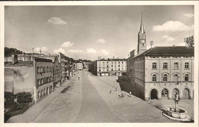 Pfarrkirchen Niederbayern Stadtplatz Hauptstrasse