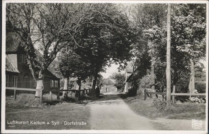 Keitum Sylt Dorfstrasse