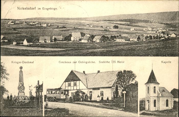 Nickelsdorf Kapelle Krieger Denkmal Gasthaus zur Ge