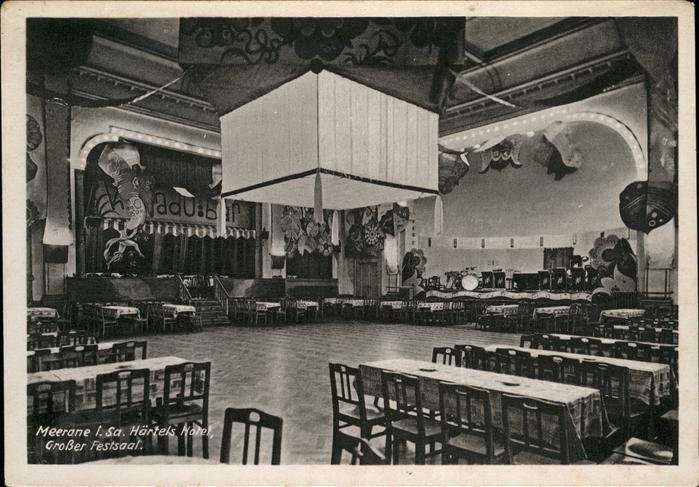 Meerane Härtels Hotel Grosser Festsaal