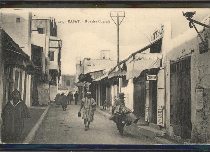 Rabat Marokko Rue Consuls