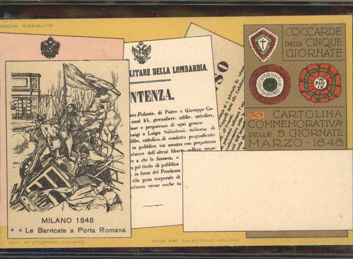 Milano Barricate Porta Romana