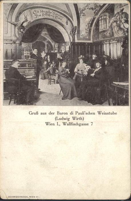 WIEN AT Baron Paulischen Weinstube