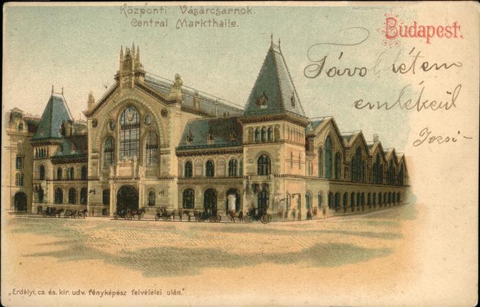 Budapest Central Markthalle Kutsche