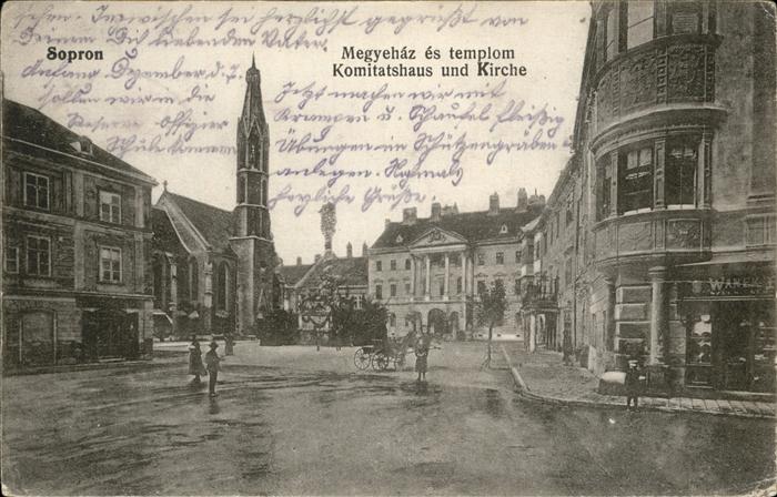 Sopron Oedenburg Komitatshaus Kirche