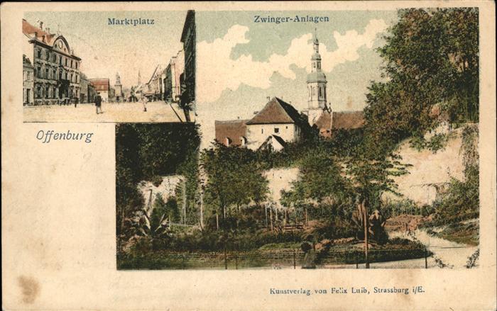 Offenburg Zwinger Anlagen Marktplatz
