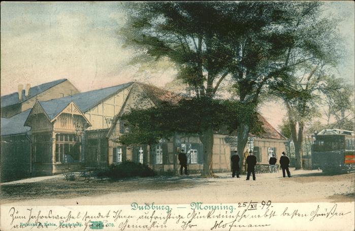 Duisburg Ruhr Monning Strassenbahn