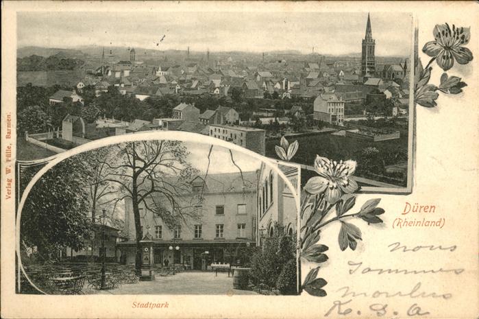 Dueren Rheinland Stadtpark