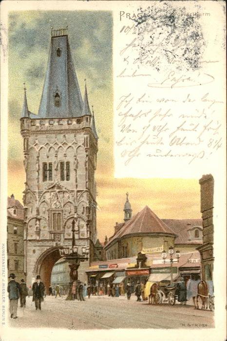 Prag Prahy Prague Pulverturm