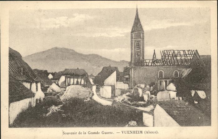 Wuenheim Souvenir de la Grande Guerre