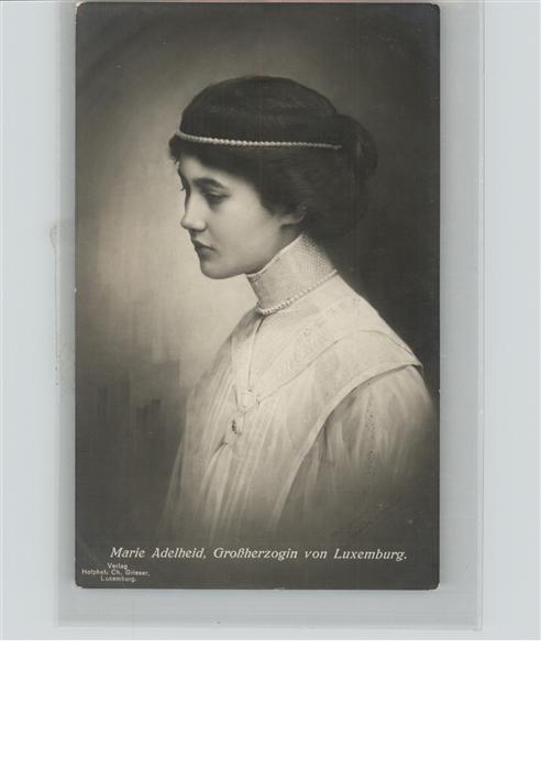 LUXEMBOURG  Luxemburg Marie Adelheid
Großherzogin von Luxemb