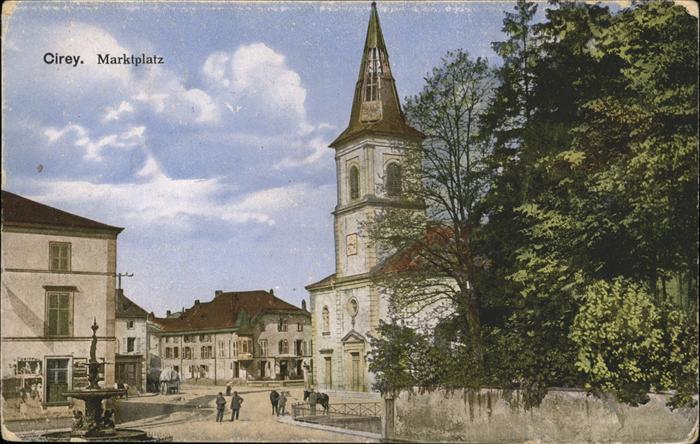 Cirey-sur-Vezouze Marktplatz