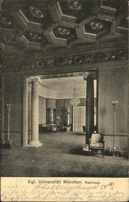 Muenchen Königl. Universität
Rektorat