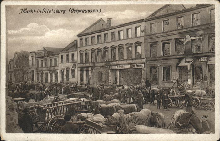 Ortelsburg Ostpreussen Markt