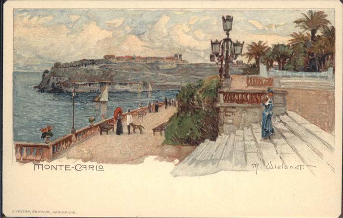 Monte-Carlo Aquarell
Velten Carte postale artistiq